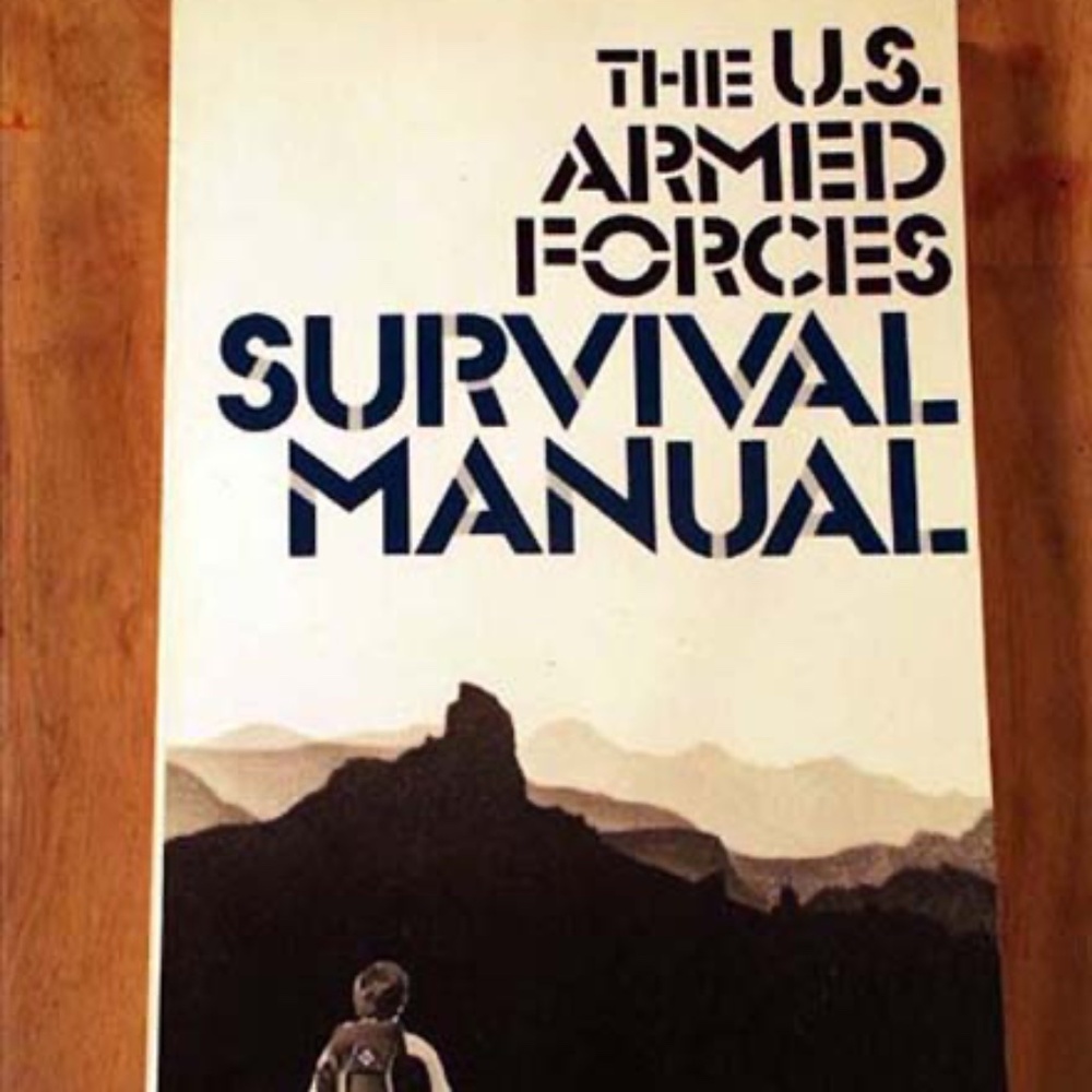 THE US ARMED FORCES SURVIVAL MANUAL, 1980 FIRST EDITION, JOHN BOSWELL, SOFT COVR